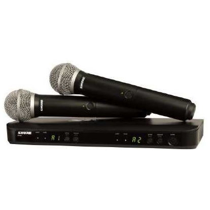Shure - Shure BLX288E PG58-S8 Dual Vocal System