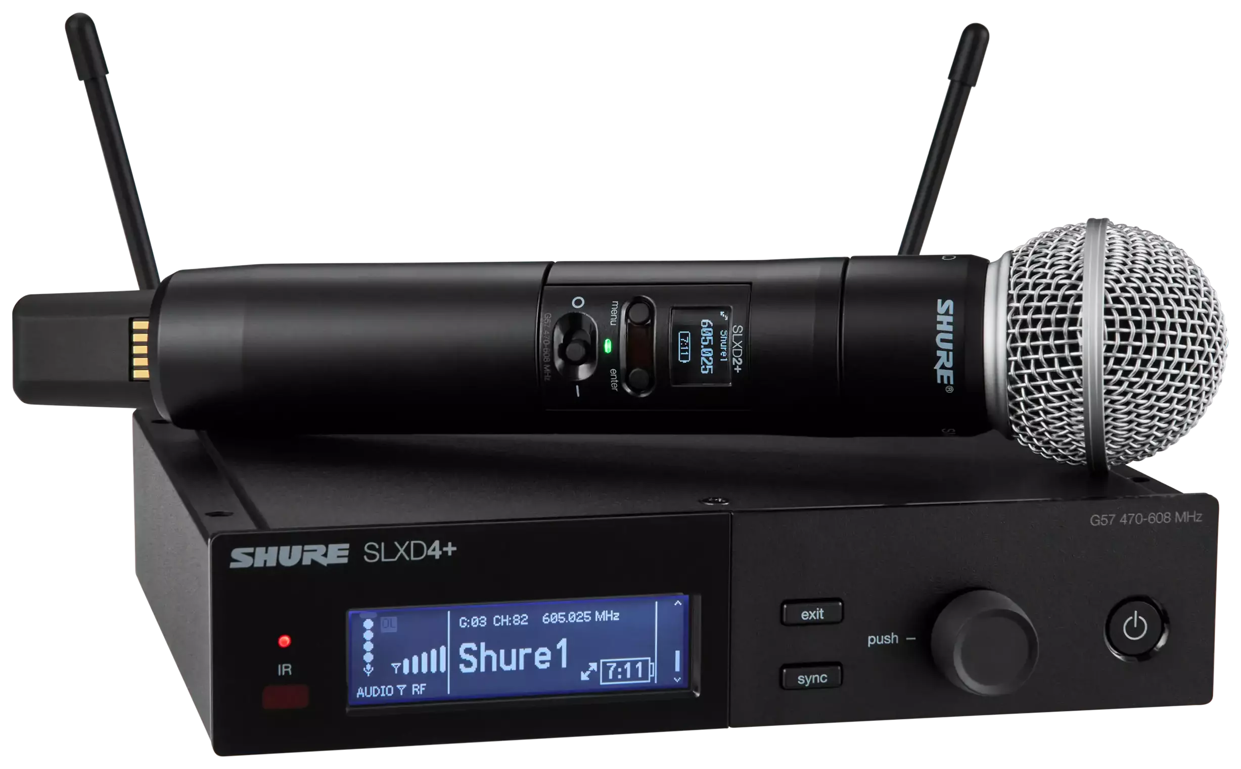 Shure SLXD24+ /58 G65 Digitales Drahtlossystem