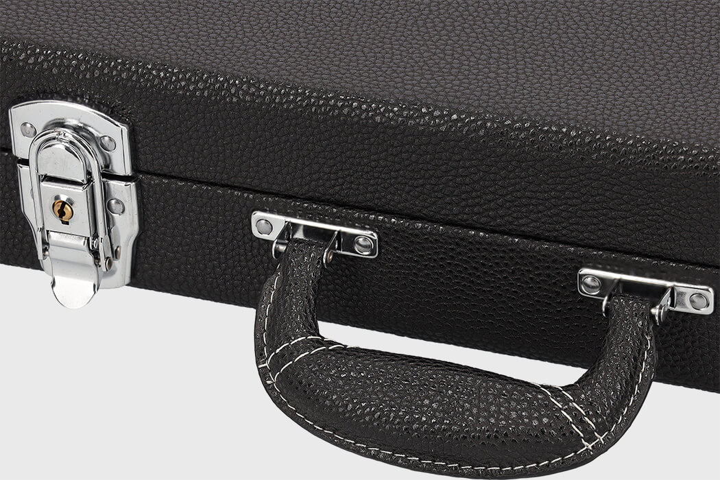Image of Chicago classic e bass rechteckkoffer schwarz 5 grau 1050x700