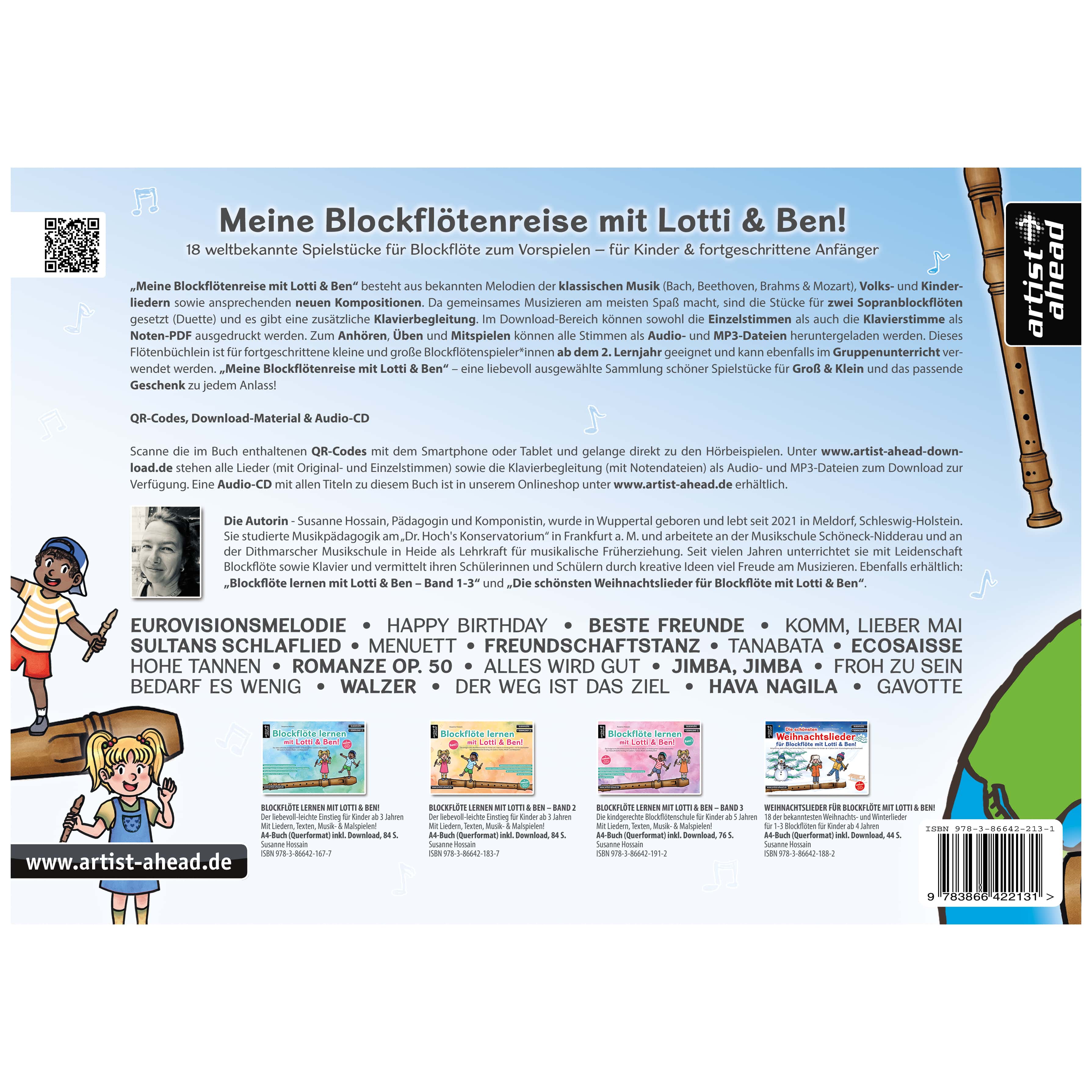 Artist Ahead Meine Blockflötenreise mit Lotti & Ben! - Susanne Hossain 1