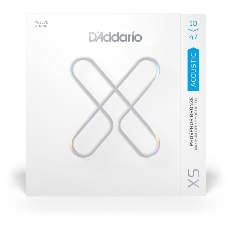 D’Addario - D’Addario XSAPB1047-12 - XS Acoustic Phosphor Bronze Light 12 String 010-047 - 1