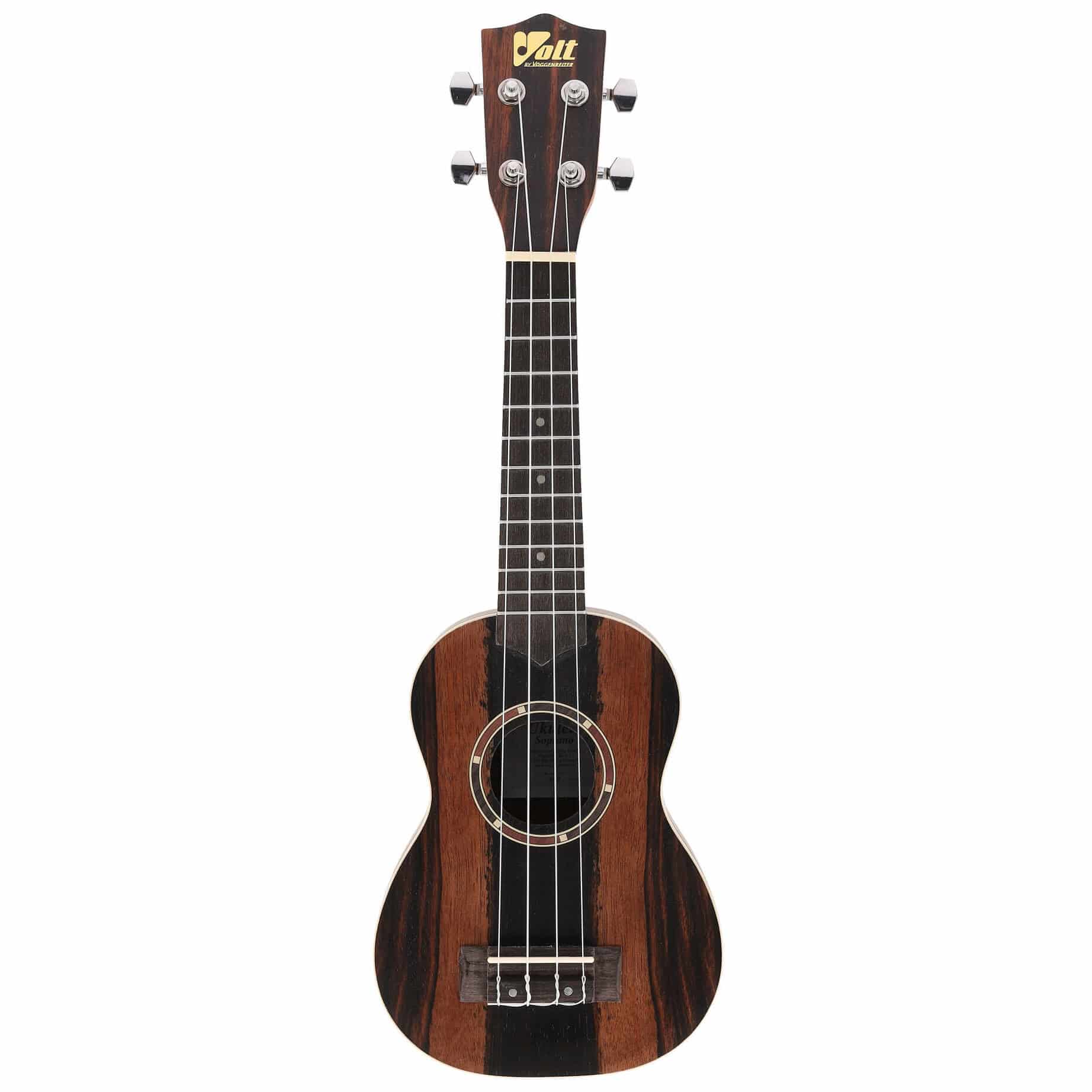 Volt Ukulele Zebrano Soprano/21"