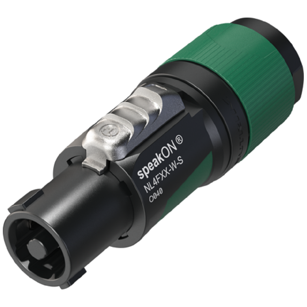 Neutrik NL4FXX-W-S Speakon Kabelbuchse 4-polig