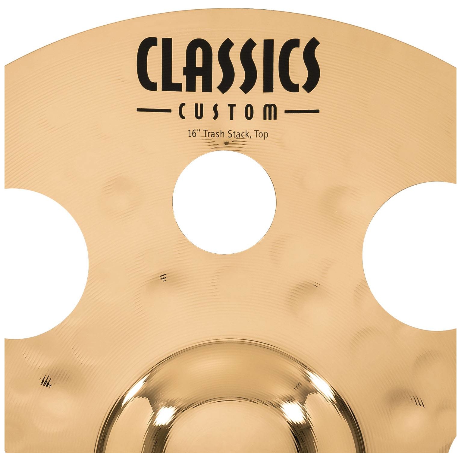 Meinl Cymbals - Meinl Cymbals CC-16STK - 16 Classics Custom Brilliant Trash Stack - 6