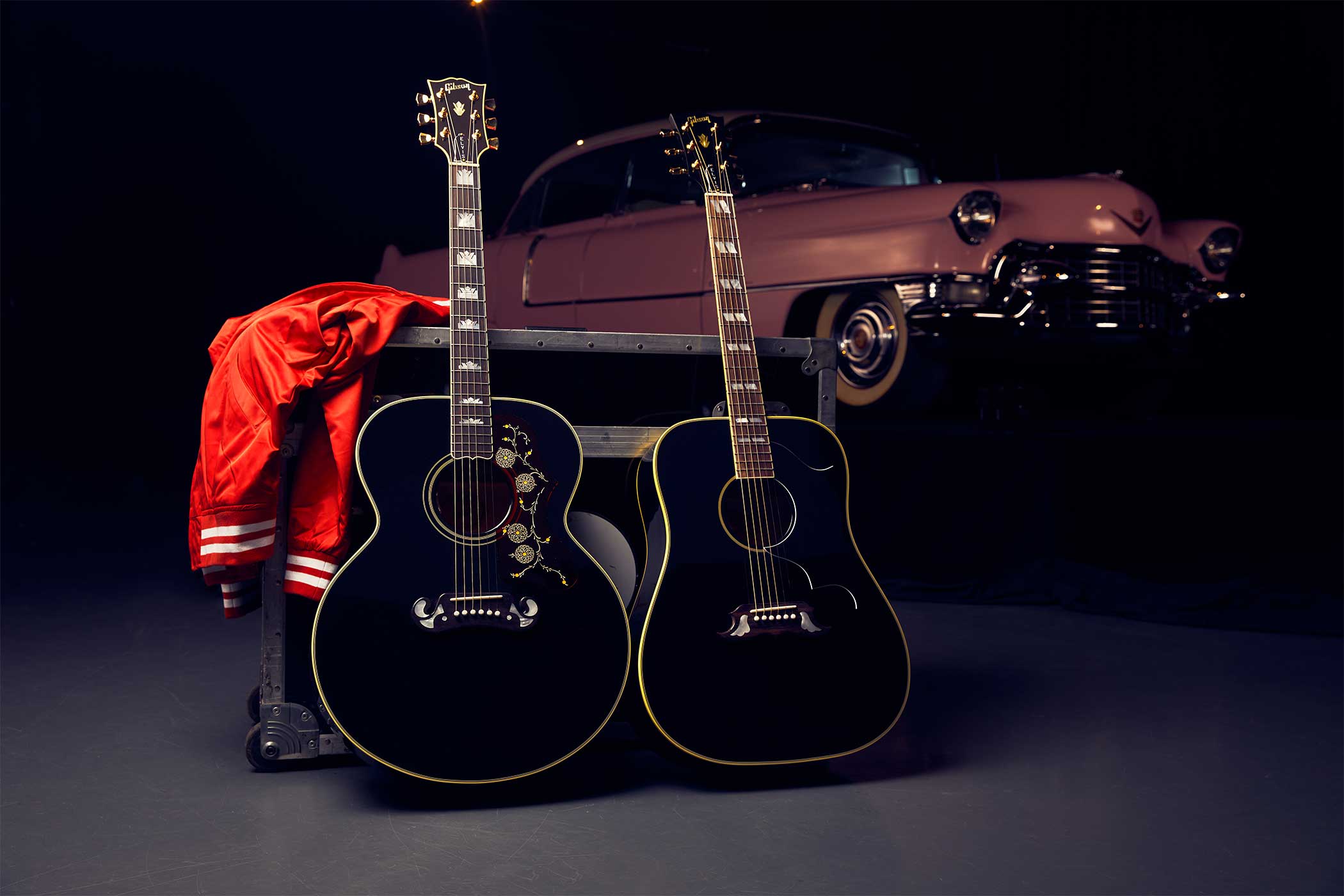 Image of Gibson elvis presley sj 200 and dove illu 2100x1400