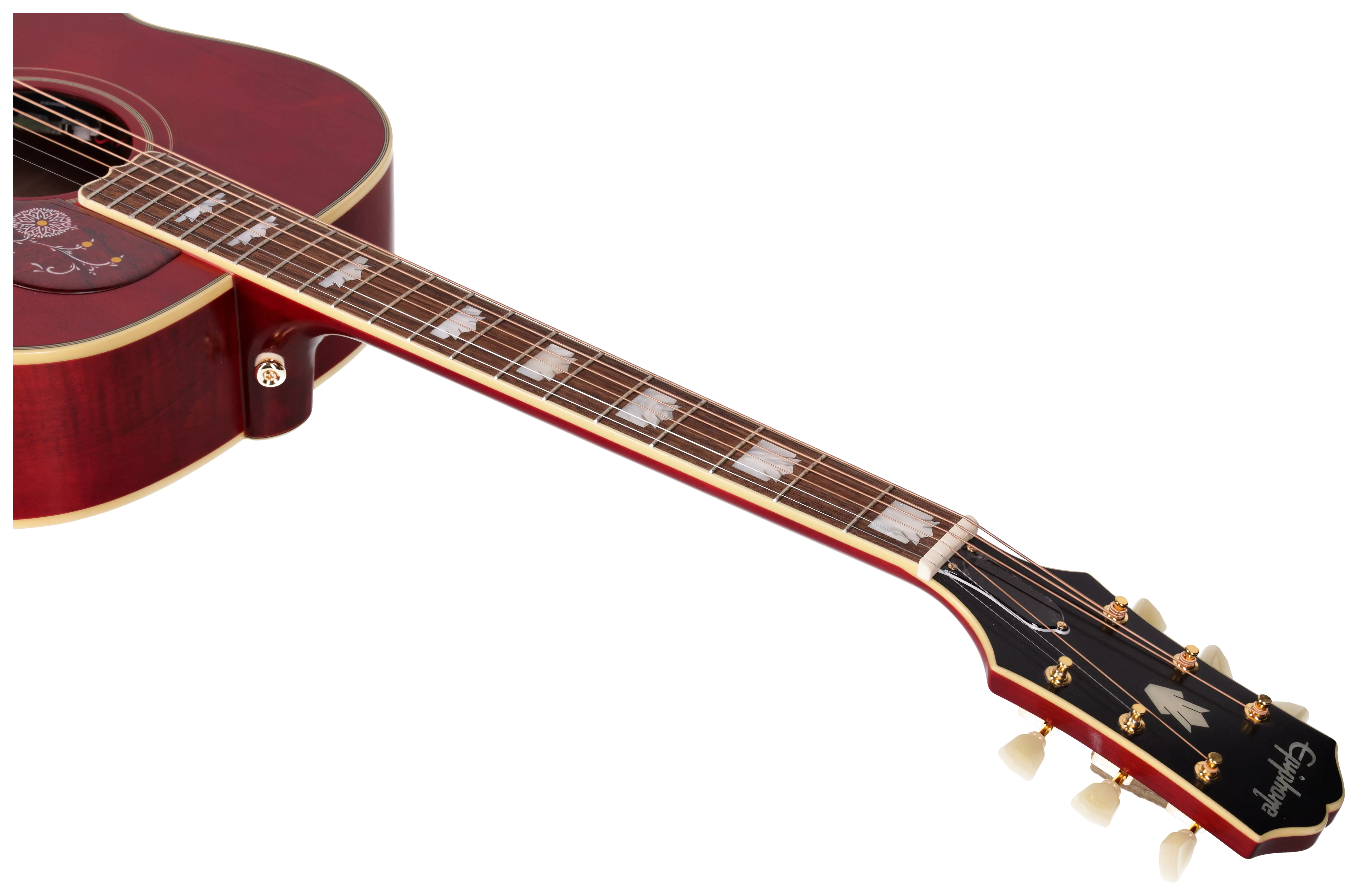 Epiphone J-200 Aged Wine Red 14