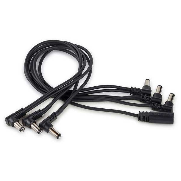 RockBoard - RockBoard DC Kabel, 6 Outputs, gewinkelt