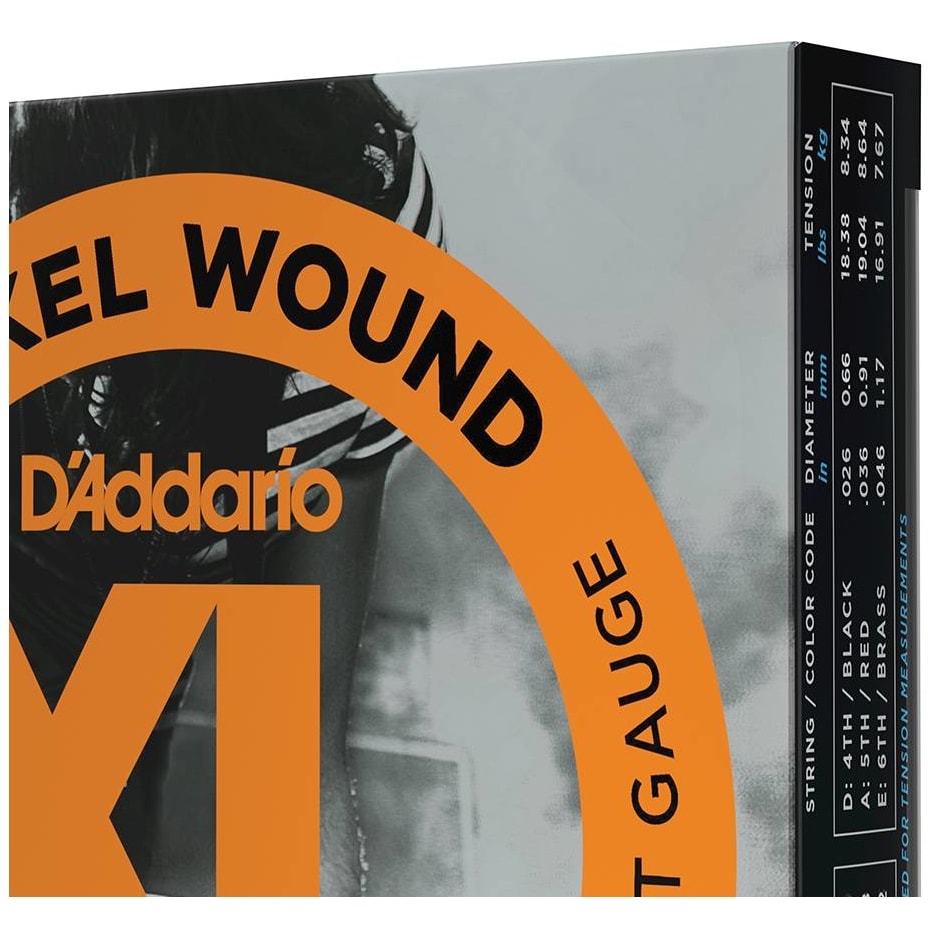 D’Addario - D’Addario EXL110-3D - XL Electric Nickel Wound 3er Pack 010-046 - 2