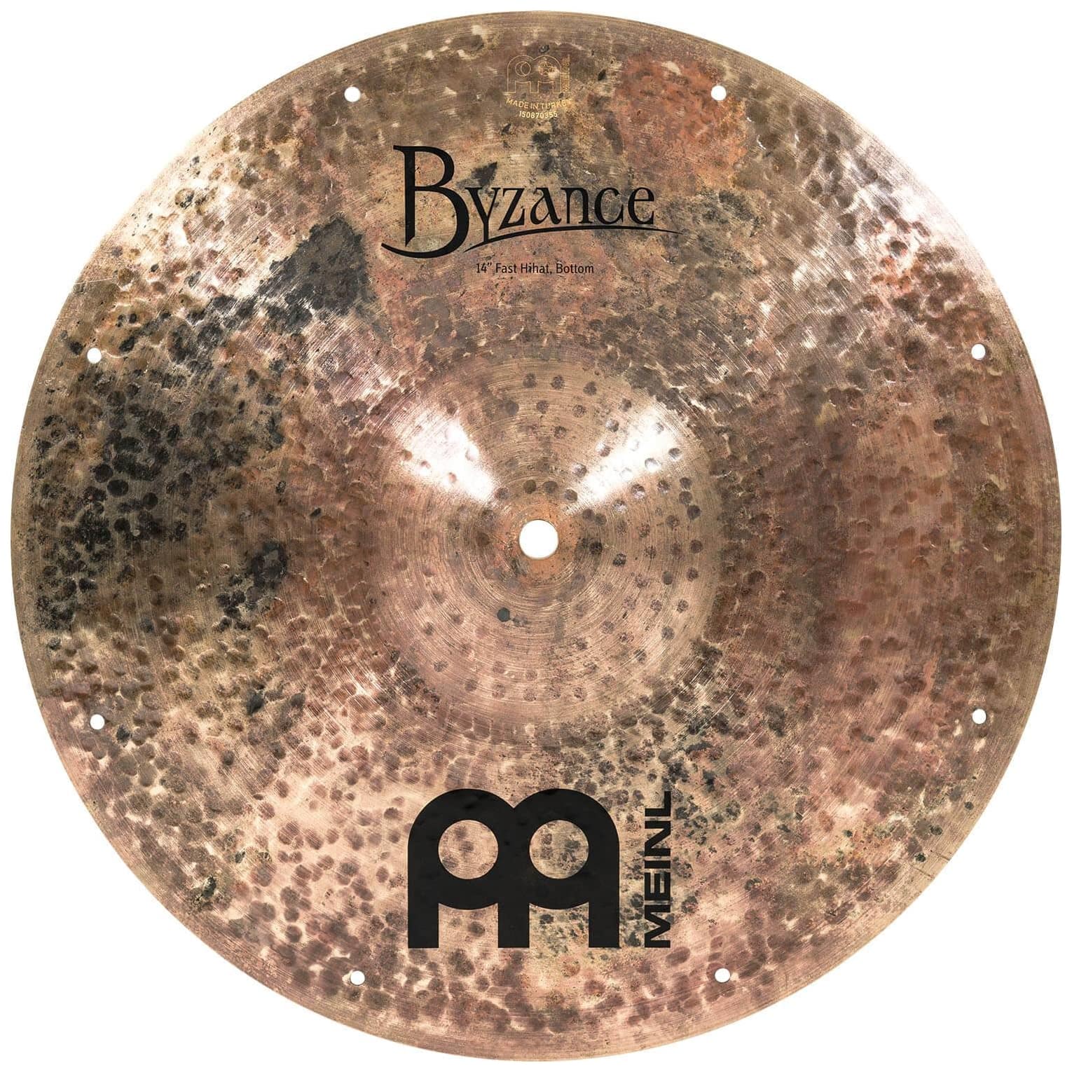 Image of Meinl cymbals b14fh  14 byzance brilliant fast hihat 10023649 7