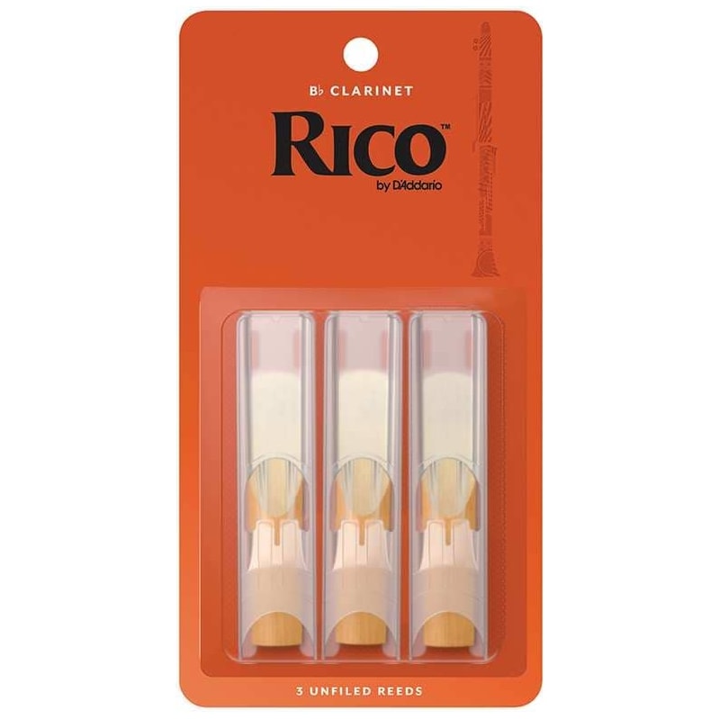 D’Addario Woodwinds - D’Addario Woodwinds Rico - Bb Klarinette 2,0 - 3er Pack - 1