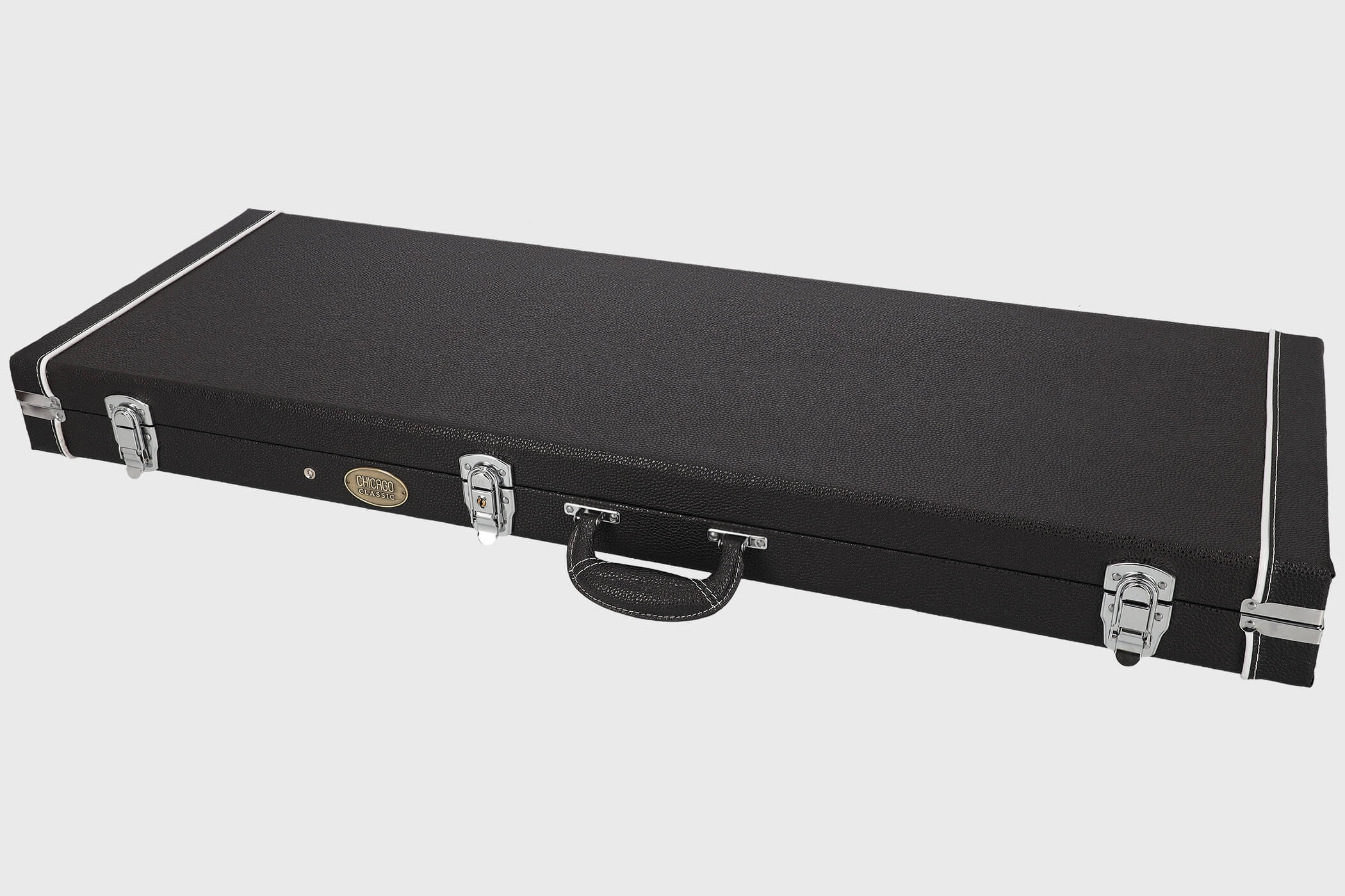 Image of Chicago classic e bass rechteckkoffer schwarz 2 grau 2100x1400