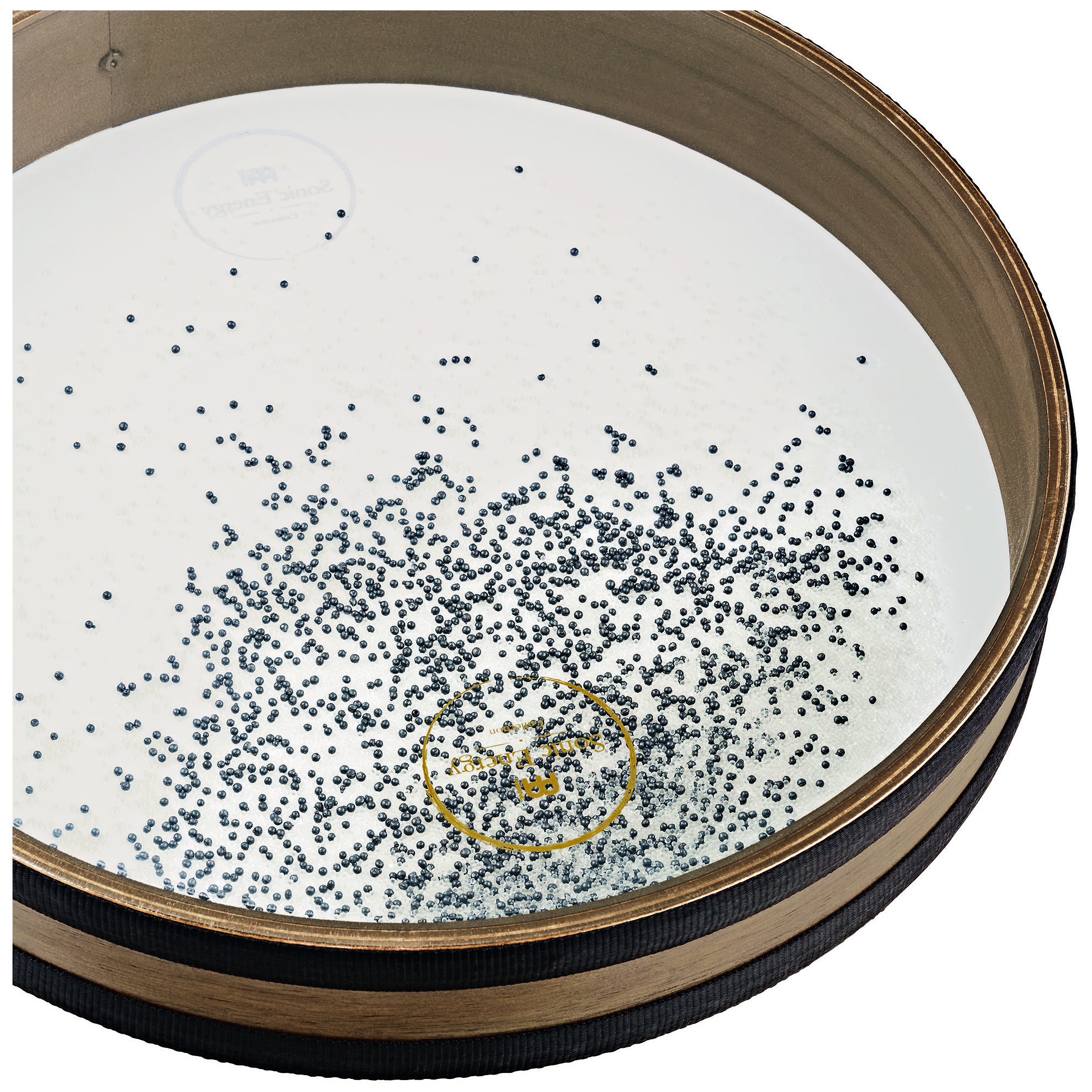Meinl Sonic Energy WD16WB-WH - Wave Drum 16", Gewebtes Kunststofffell  & Synthetisches True Feel Fell, Walnussbraun 2
