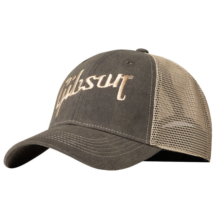 Gibson Faded Denim Hat Trucker Cap