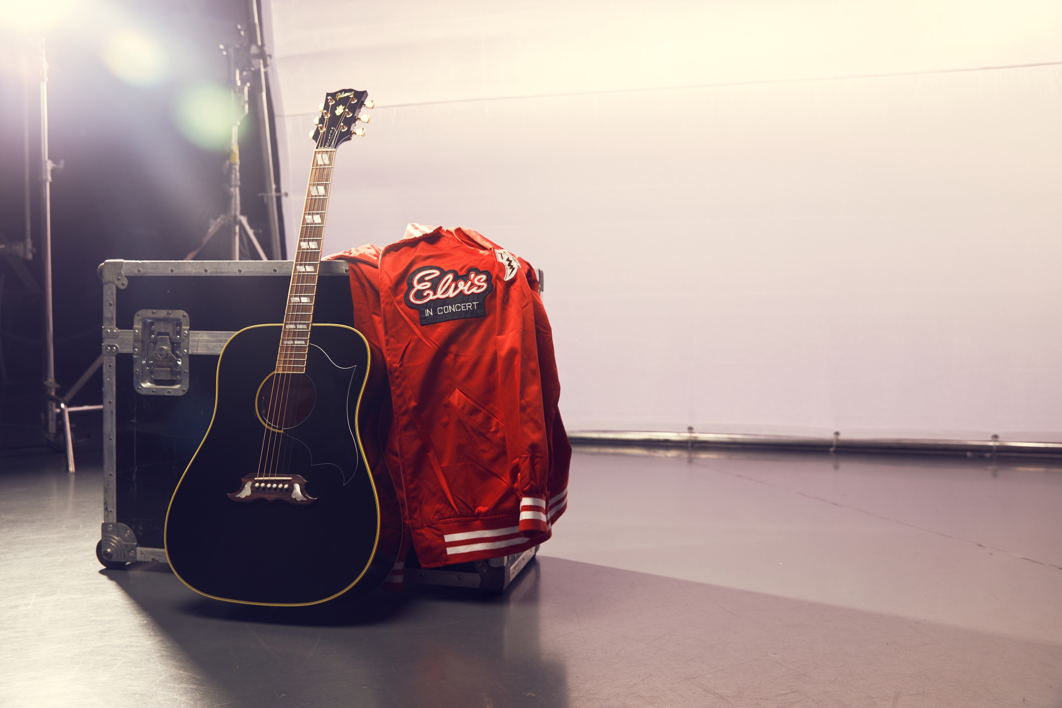 Image of Elvis acoustics  dove 36