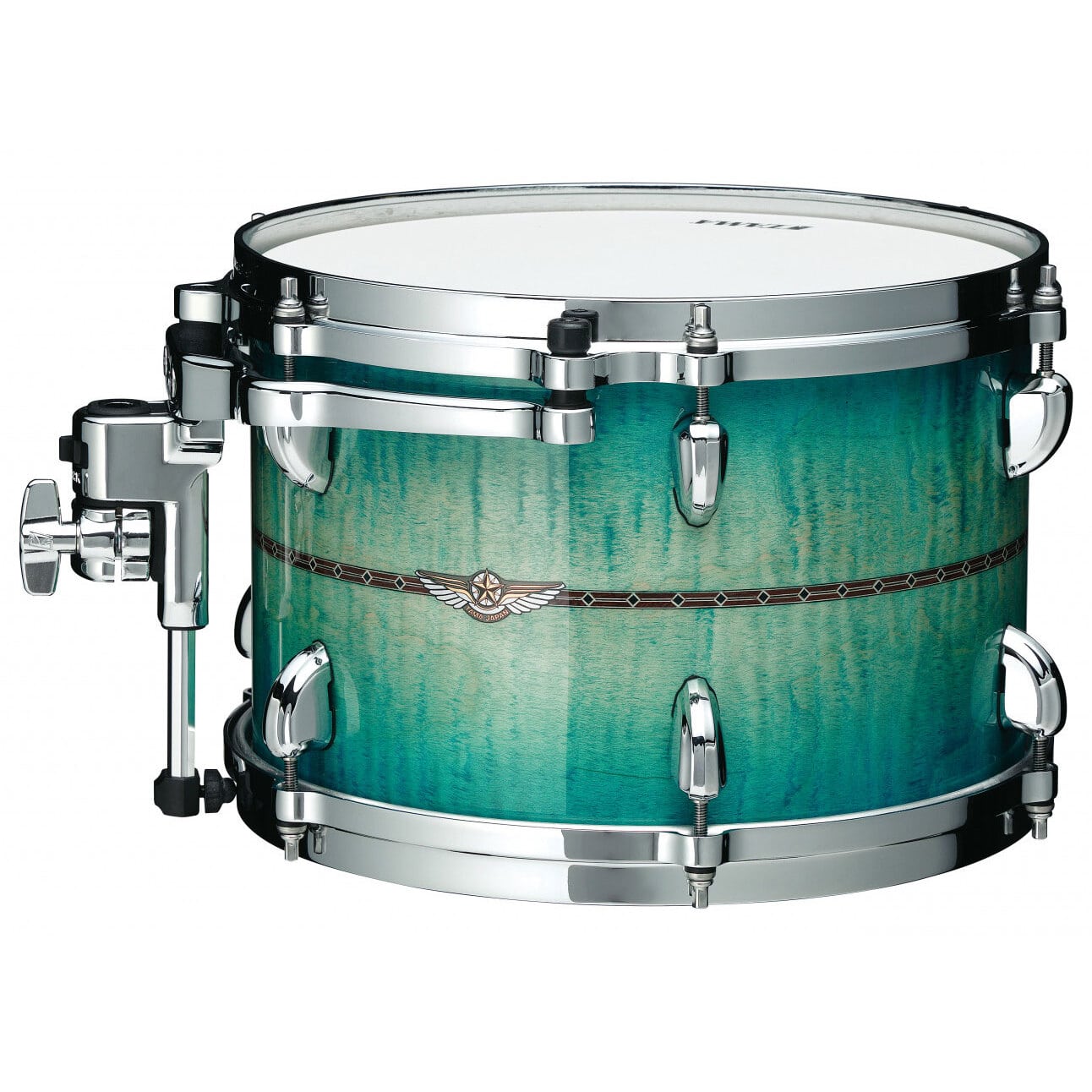 Tama Star Maple 10" x 7" Emerald Sea Curly Maple Burst