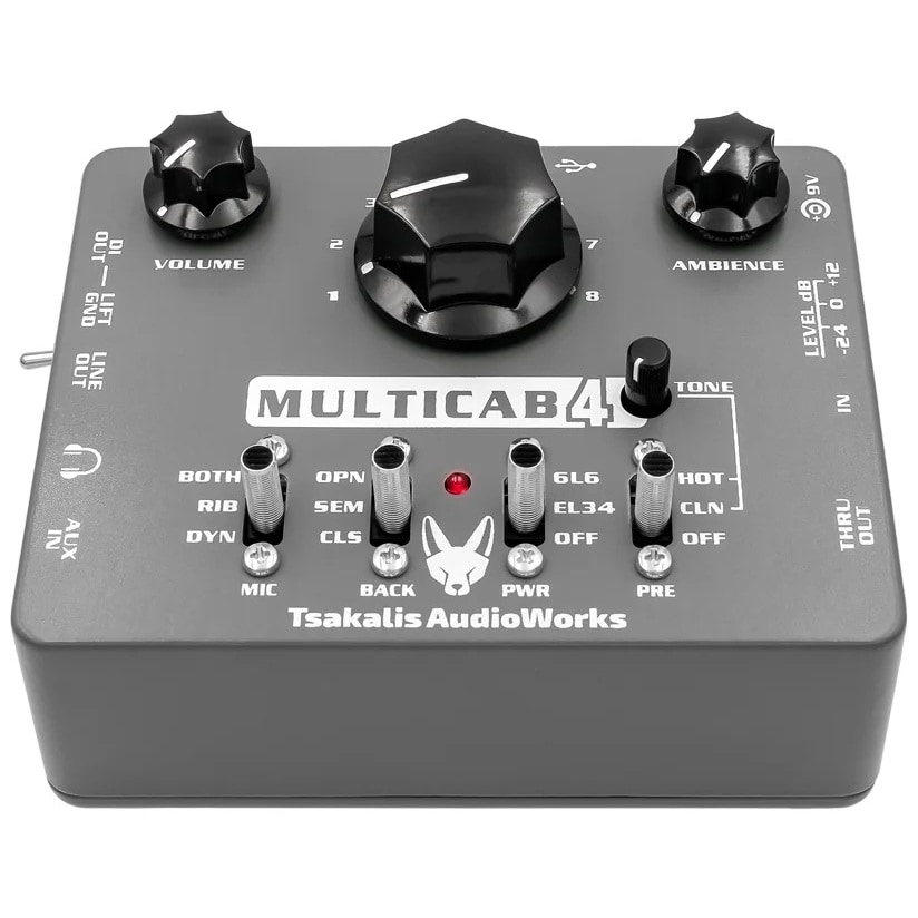 Tsakalis AudioWorks Multicab 4 Cabinet Simulator and Preamp
