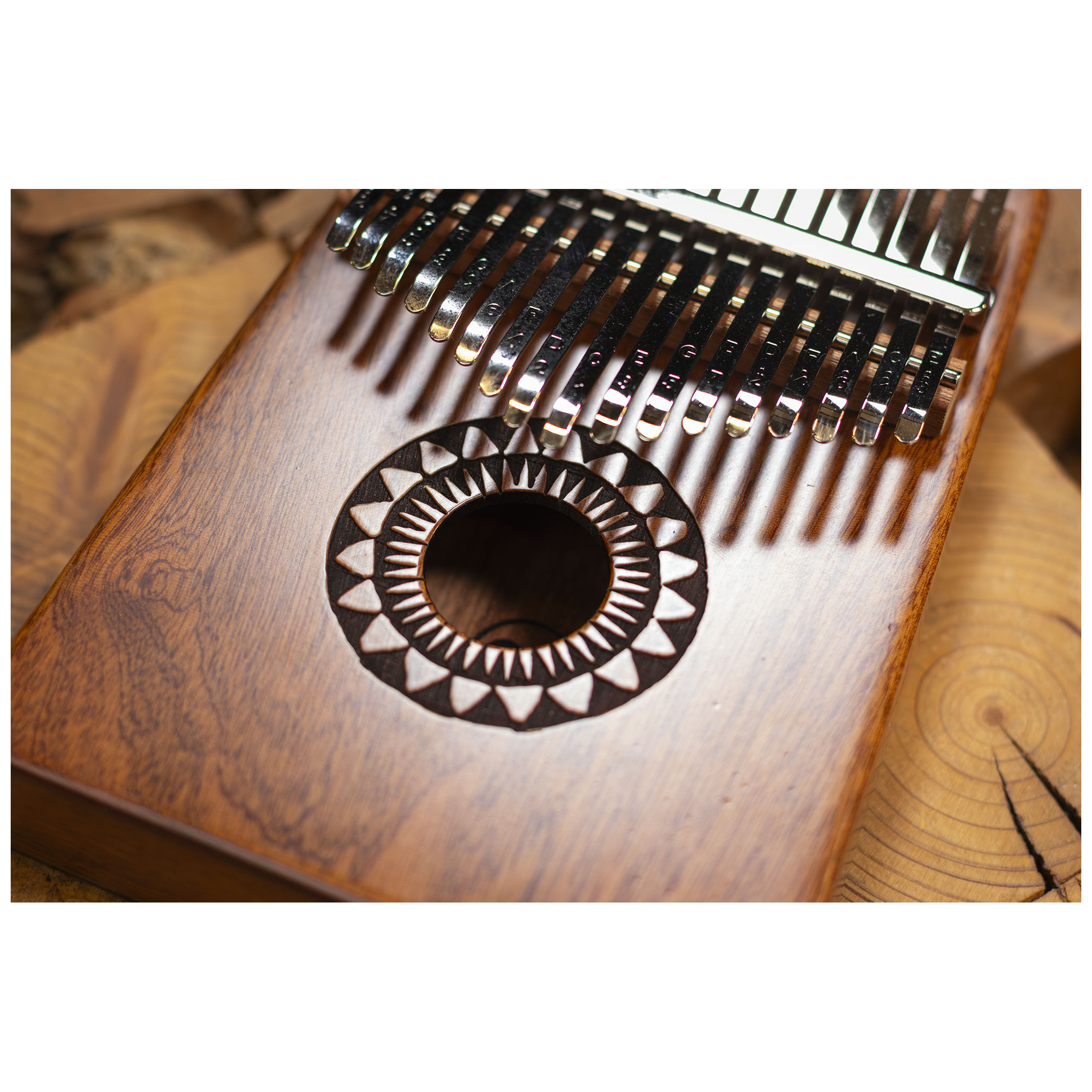Meinl Percussion KA17SU - Sound Hole Designer Kalimba, Sun 18