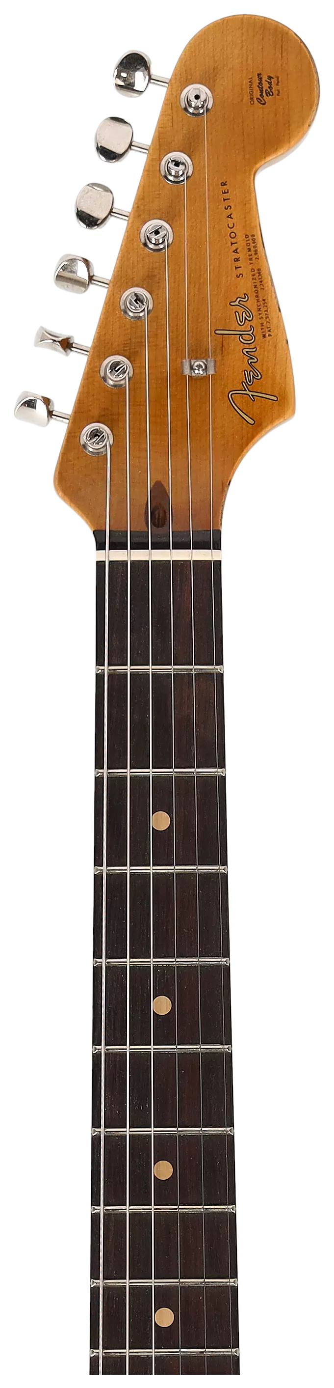 Fender Custom Shop 1963 Stratocaster Relic Aged Candy Tangerine Metallic #1 13