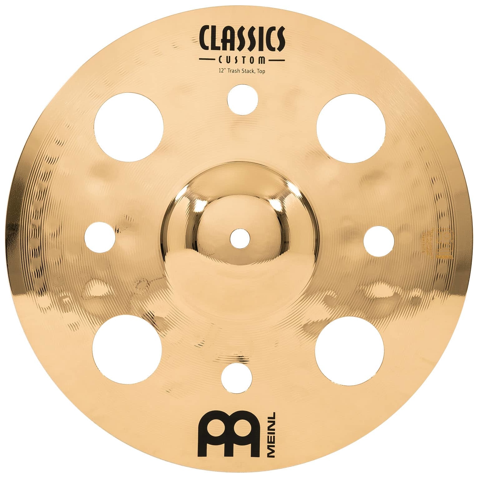 Meinl Cymbals - Meinl Cymbals CC-12STK - 12 Classics Custom Brilliant Trash Stack - 4