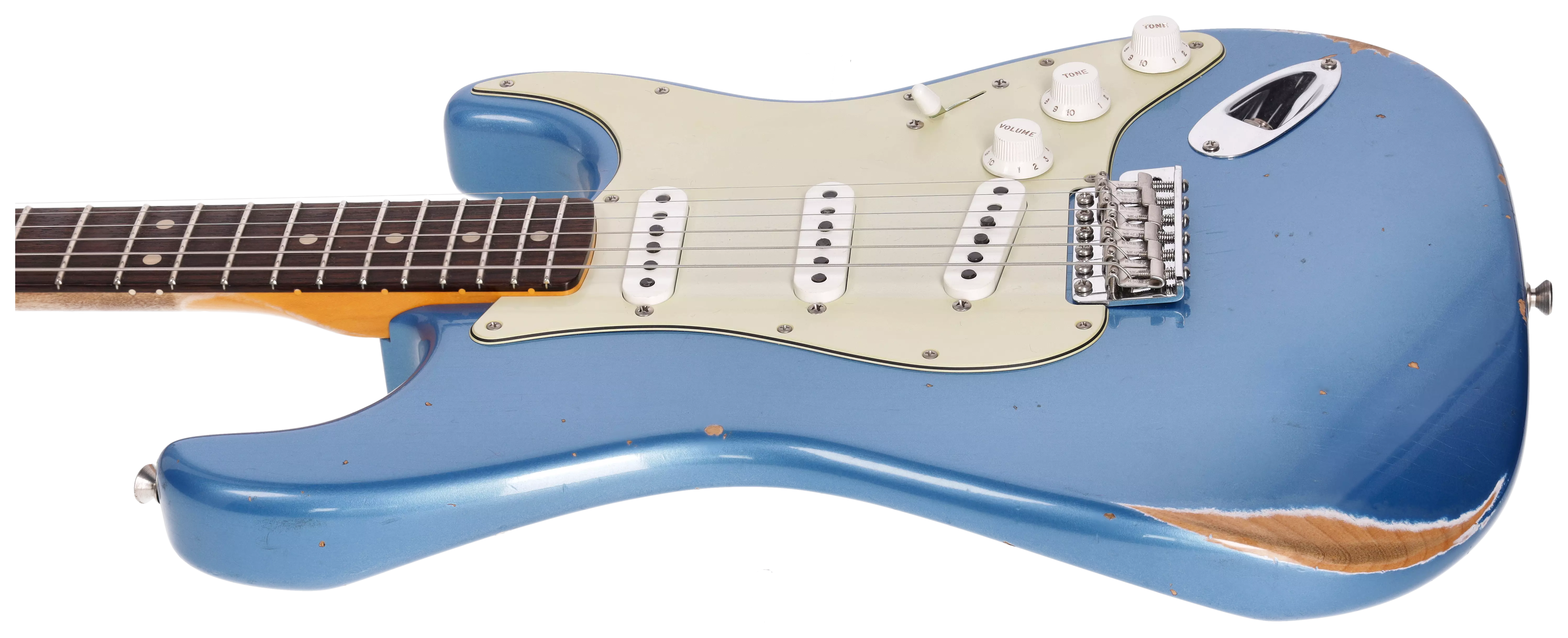Fender Custom Shop 1963 Stratocaster Relic Aged Lake Placid Blue Metallic #1 5