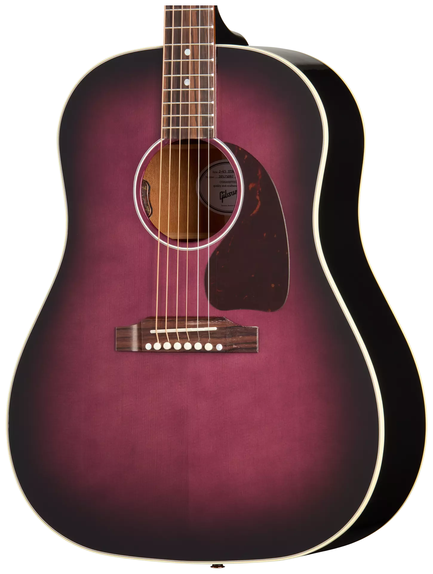 Gibson J-45 Standard Purple Burst 1
