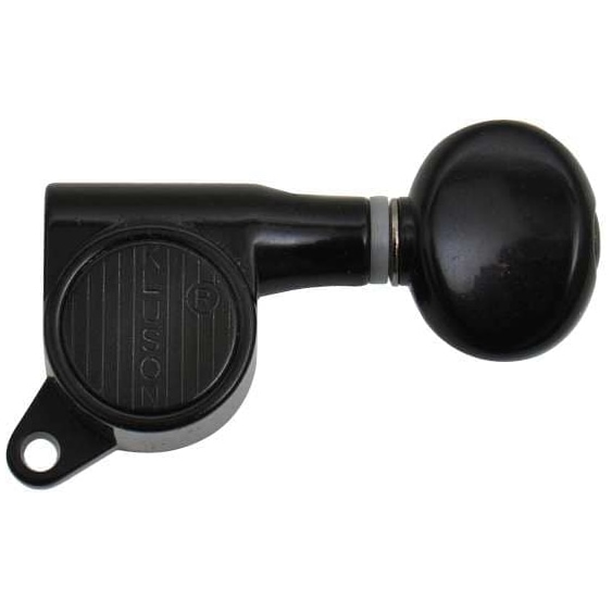 Kluson - Kluson MK6LB Roundbacks 6L 45 Grad Schwarz