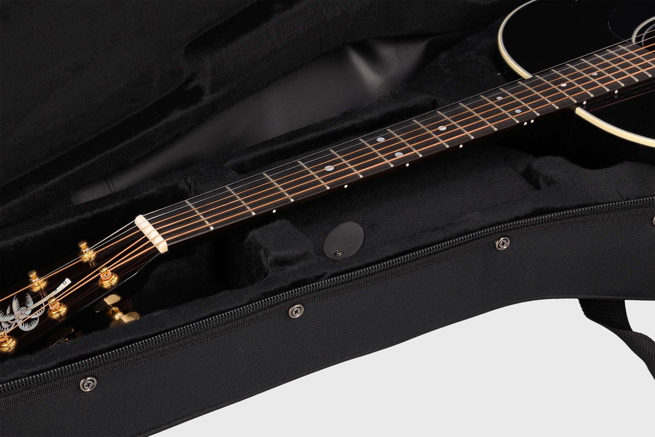 Image of Chicago classic lightweight koffer western gitarre schwarz 14 grau 2100x1400