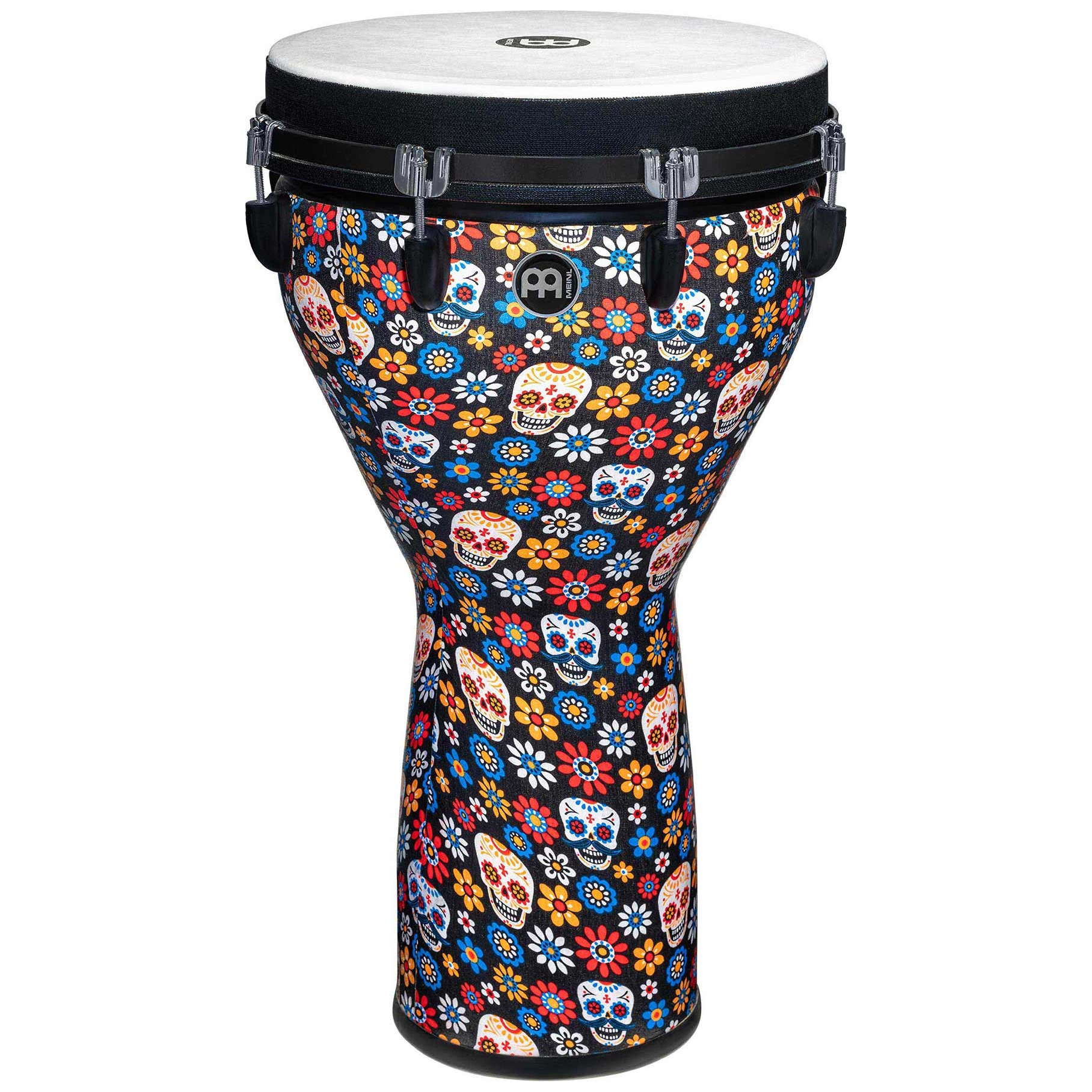 Meinl Percussion - Meinl Percussion JD14DA 14 Jumbo Djembe, Day Of The Dead
