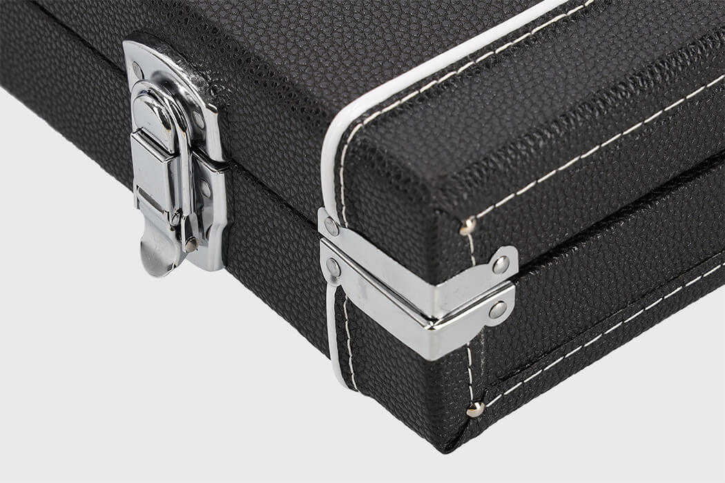 Image of Chicago classic e gitarre rechteckkoffer schwarz 6 grau 1050x700