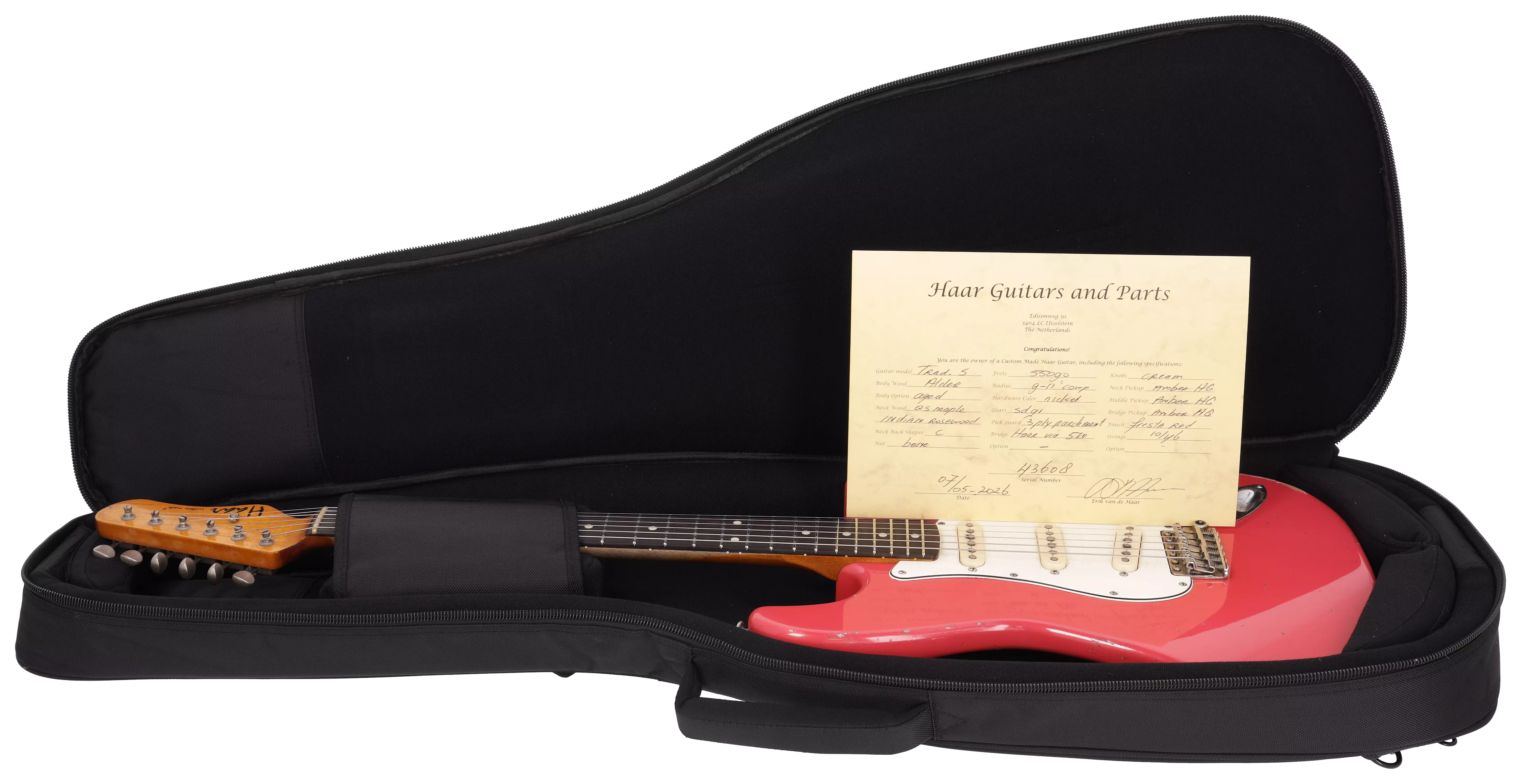 Haar Traditional S Heavy Aged RW Fiesta Red #5 17