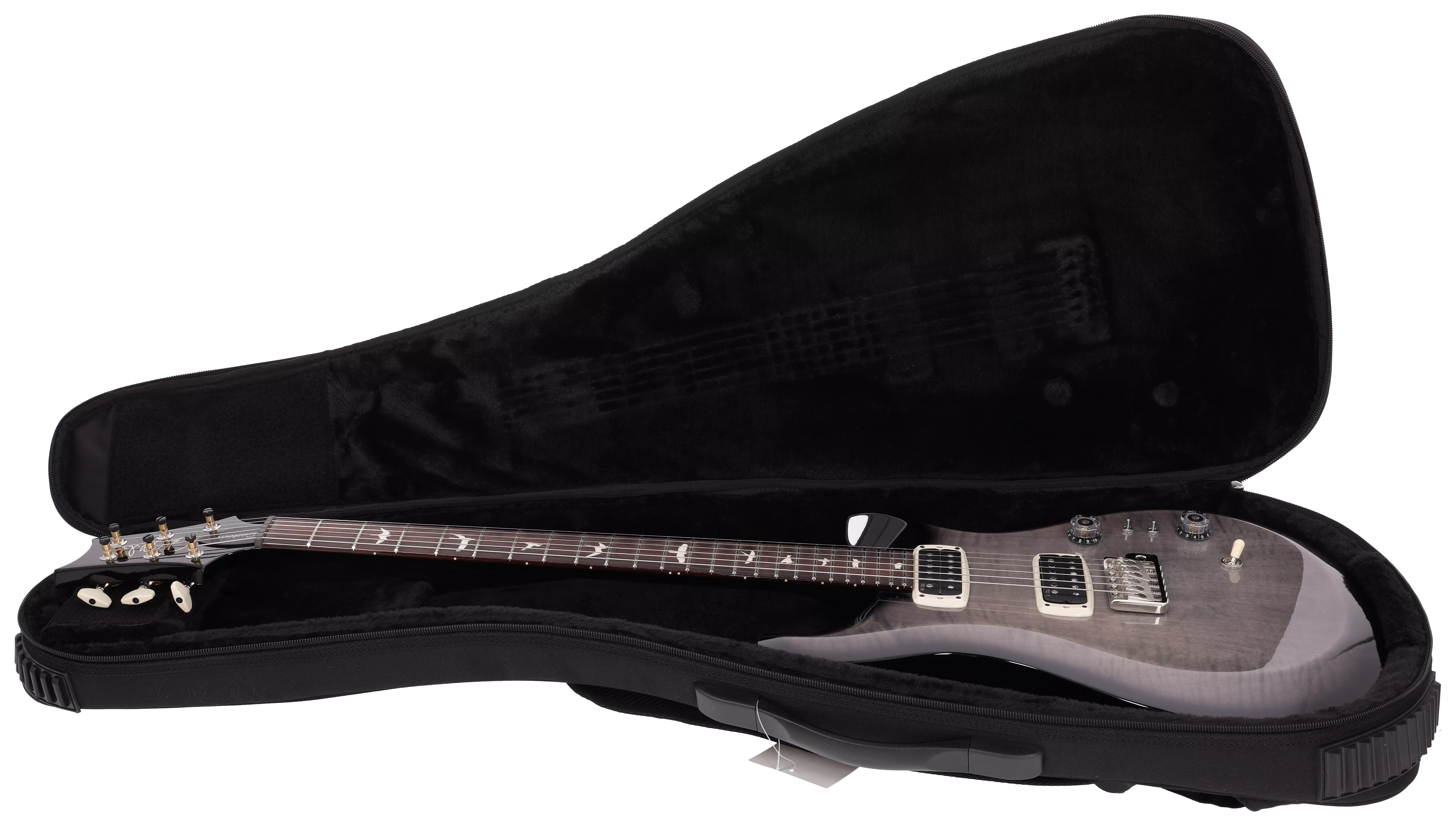 PRS S2 Custom 24-08 Faded Gray Black Burst 16