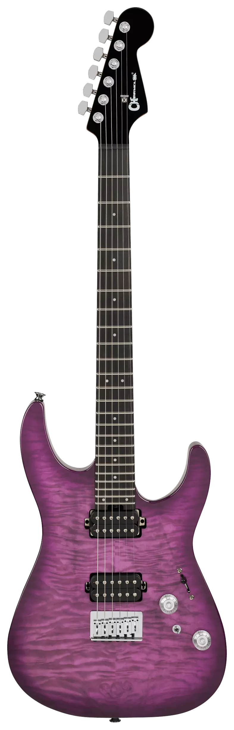 Charvel Pro Mod Plus DK24 HH HT EB QM Violet Radiance