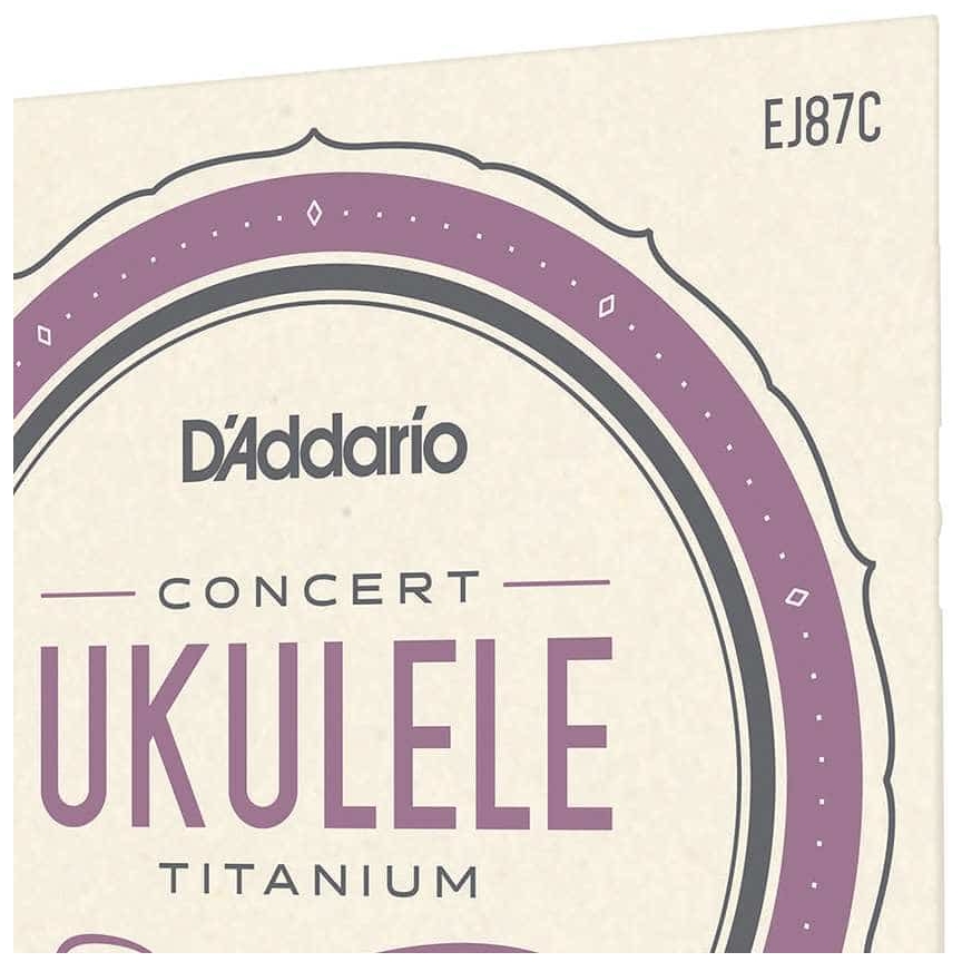 D’Addario - D’Addario EJ87C - Ukulele Concert Titanium 024-029 - 3