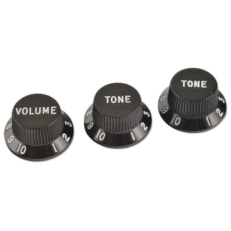 Fender - Fender Knobs Stratocaster Black