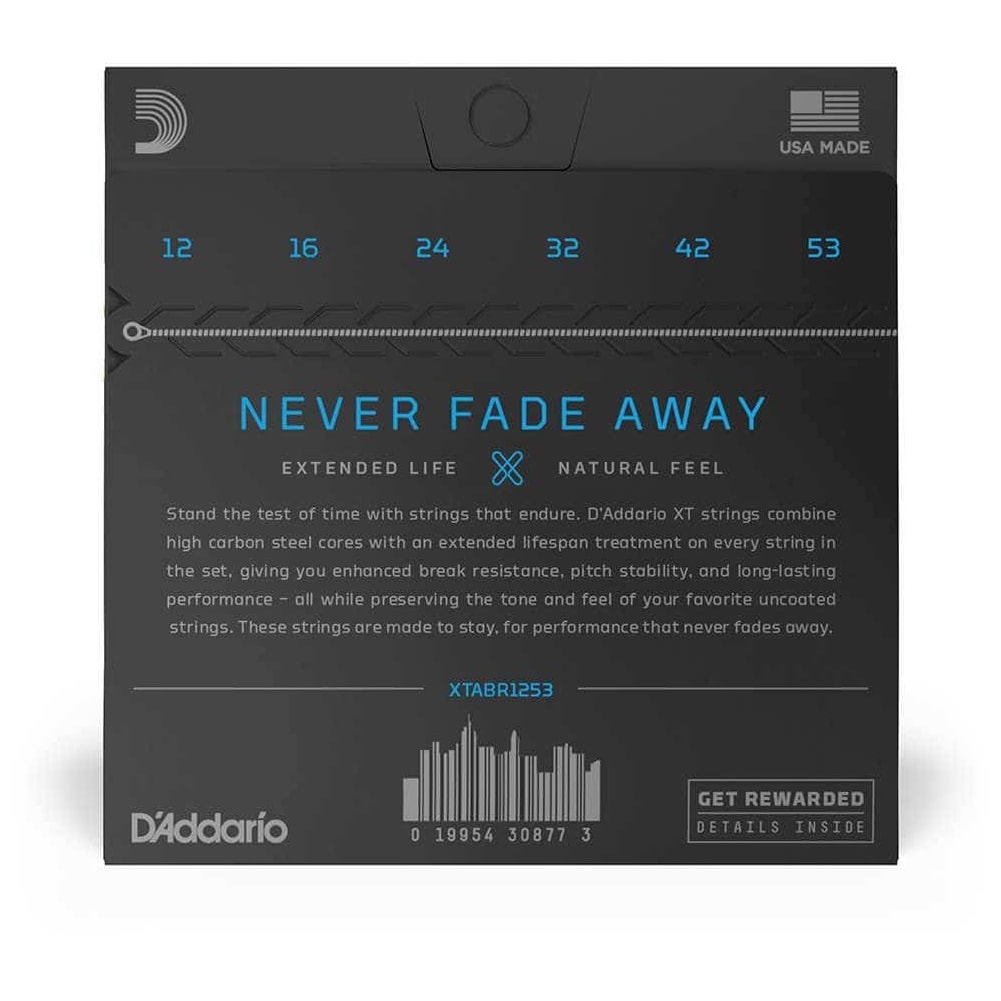 D’Addario - D’Addario XTABR1253 - XT Acoustic 80 20 Bronze 012-053 - 2