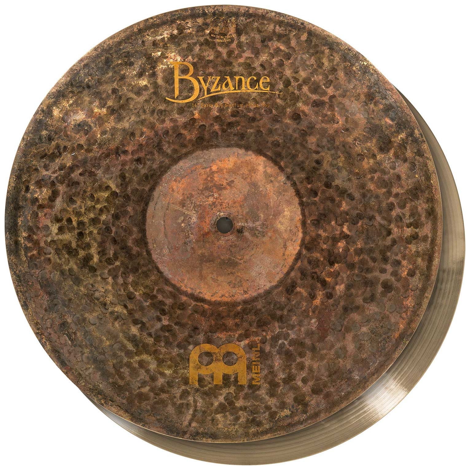 Image of Meinl cymbals b14edmh  14 byzance extra dry medium hihat 10014146 0