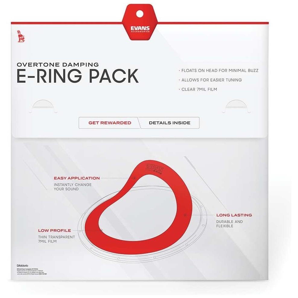 Evans - Evans E14ER1 - E-Ring - 14 x 1 Zoll - 3