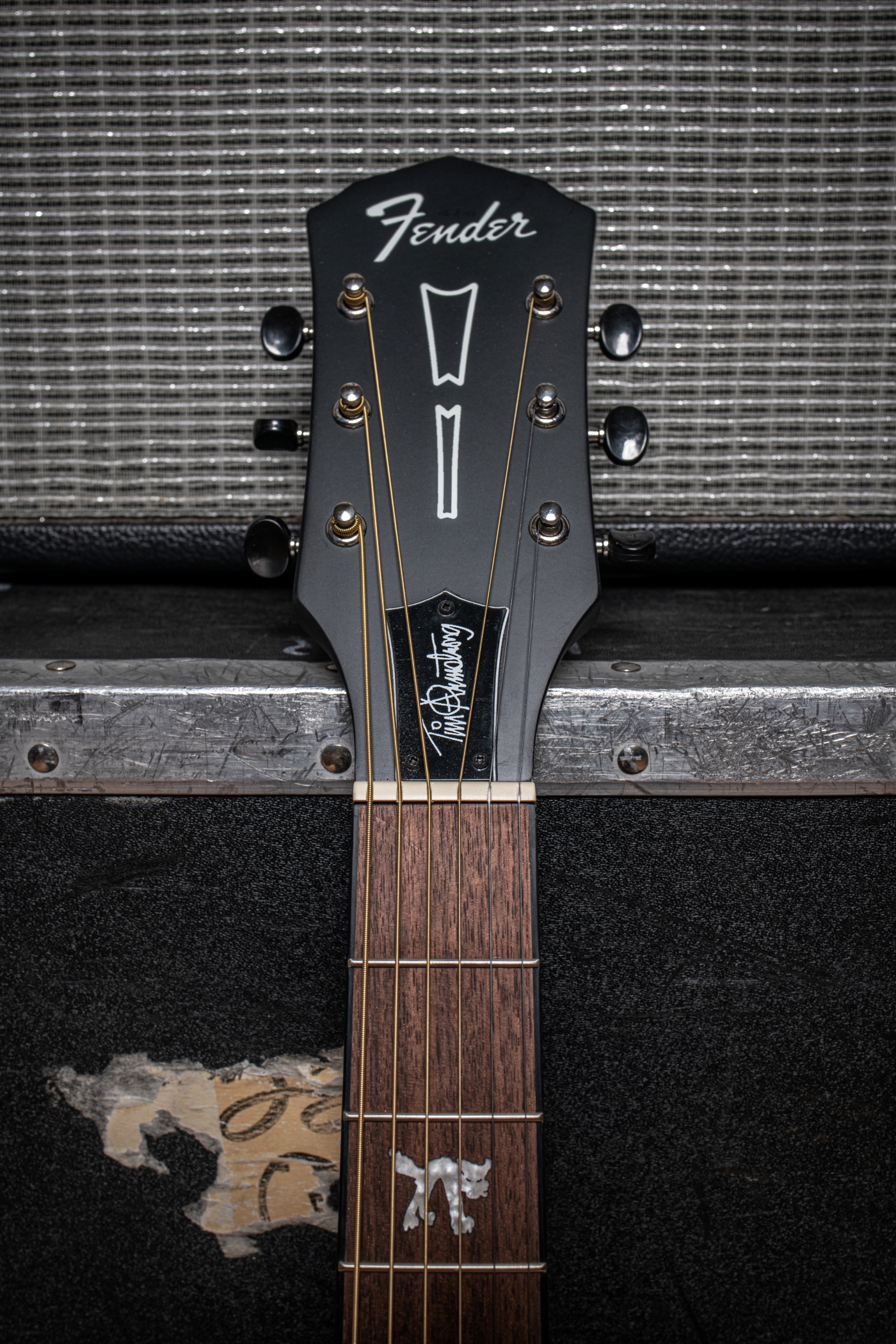 Image of Fender timarmstrong hellcat acoustic lifestyle 175