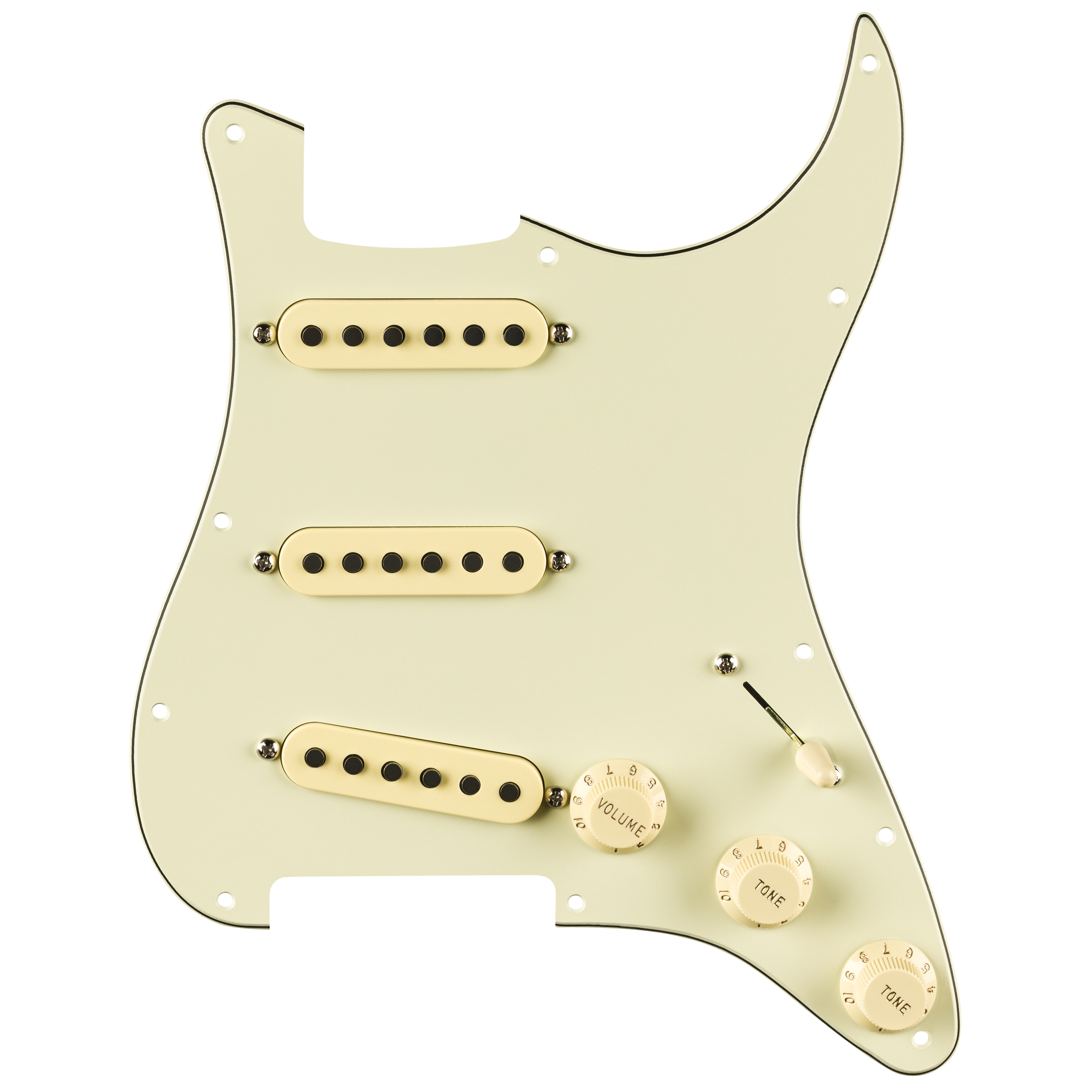 Fender Pre Wired Pickguard Set Eric Johnson Mint Green 11 Hole