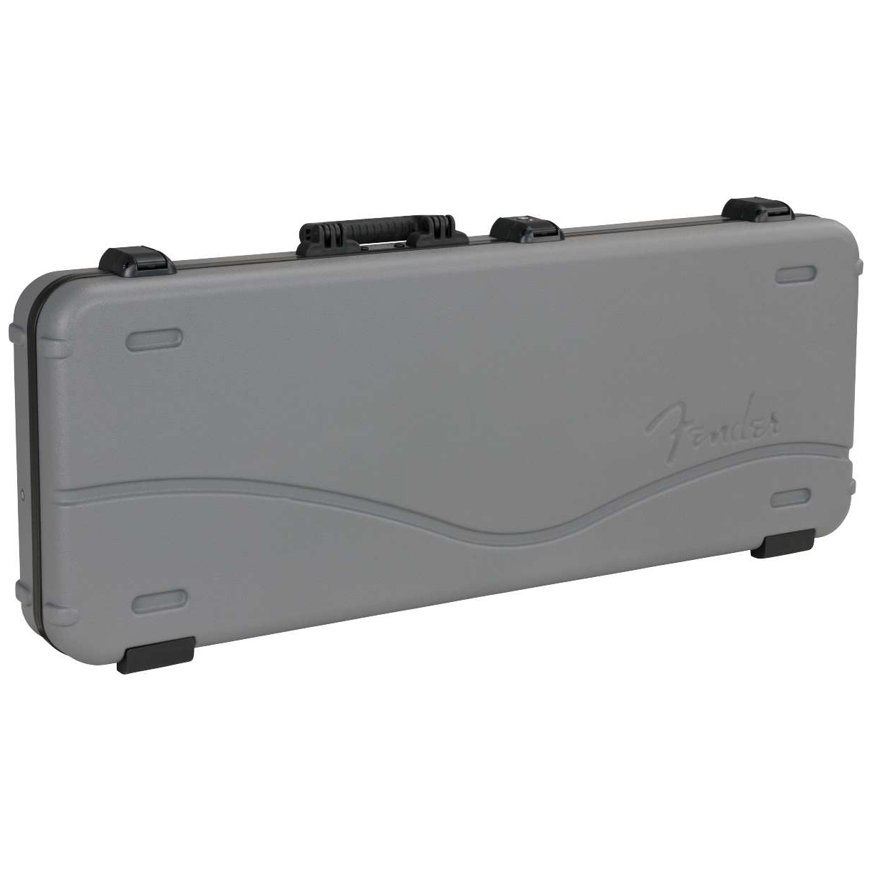 Image of Fender deluxe moulded case silver blue 10022641 0
