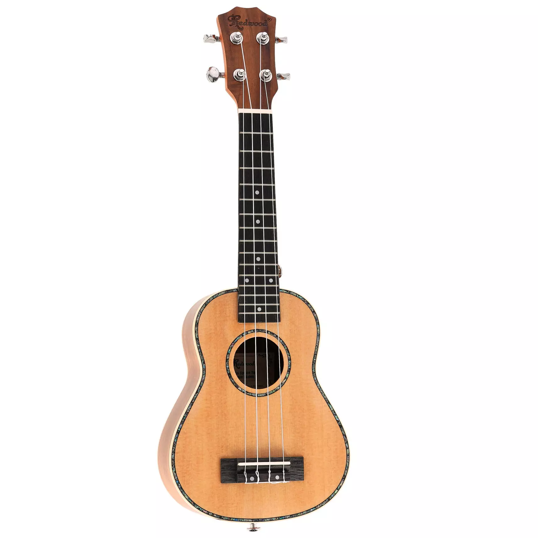 Redwood Lili' Koi Spruce Top Soprano Ukulele 6