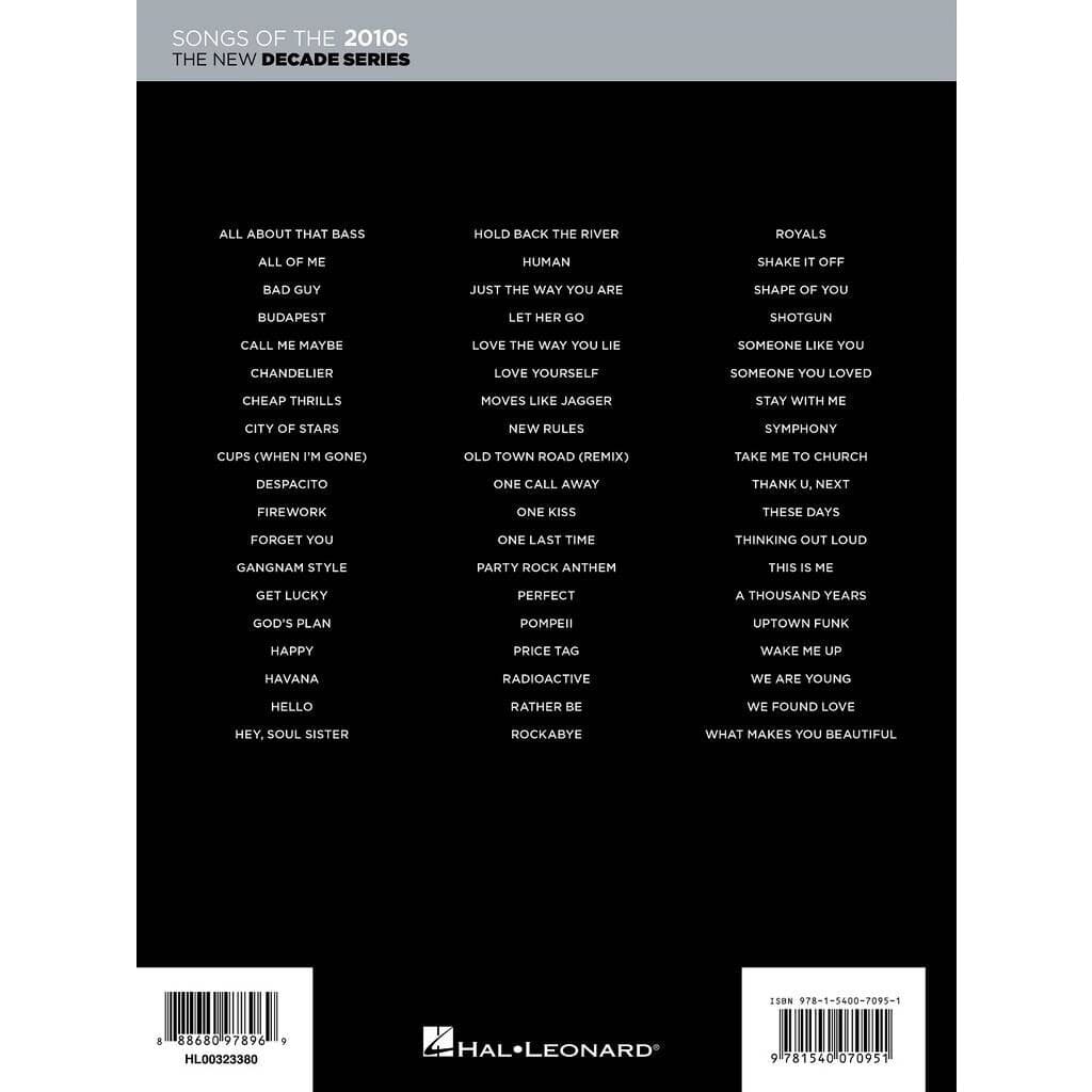 Hal Leonard The New Decade Series: Songs of the 2010s 4