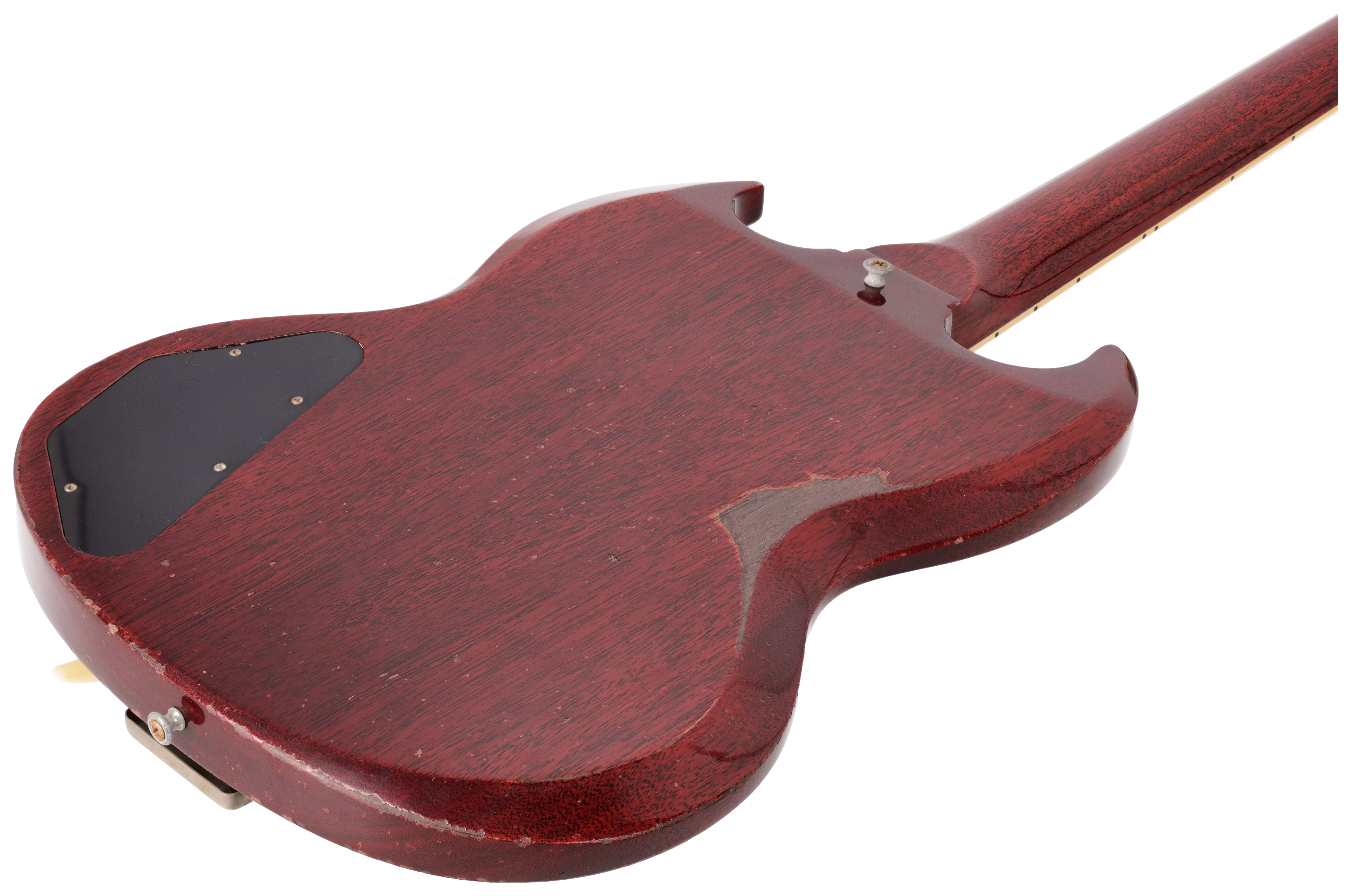Gibson 64 SG Standard Cherry Long Maestro Heavy Aged Murphy Lab 7