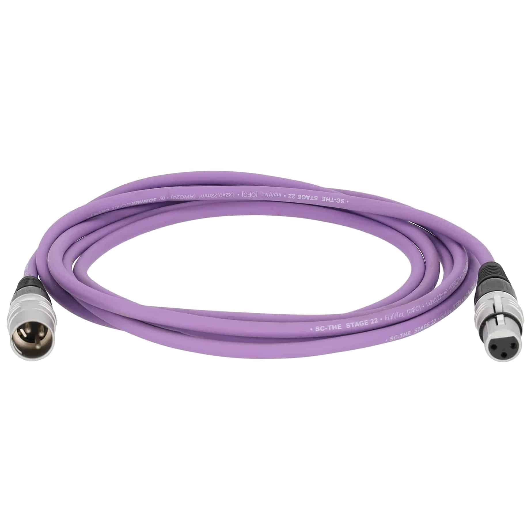 Sommer Cable - Sommer Cable SGHN-0300-VI Stage 22 Highflex XLR Male - XLR Female 3 Meter - 1
