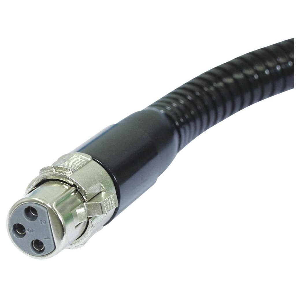 Omnitronic Schwanenhals schwarz XLR/XLR, 47cm 4