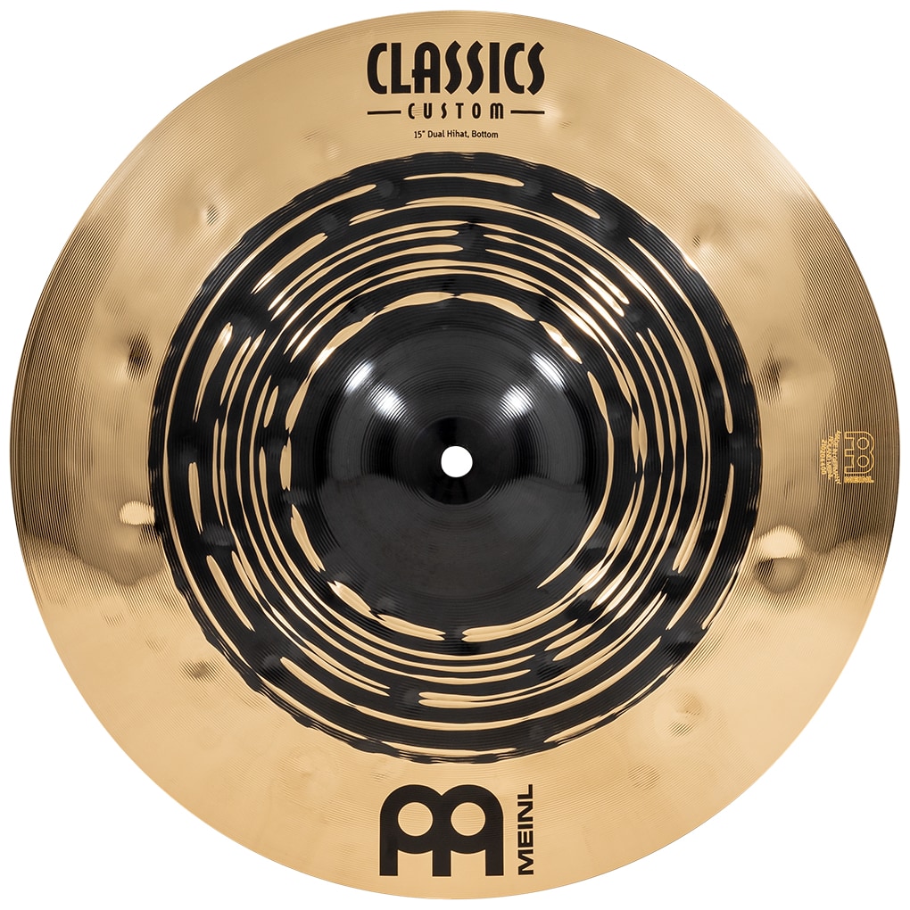 Meinl Cymbals - Meinl Cymbals CC15DUH - 15 Classics Custom Dual Hi-Hat - 7