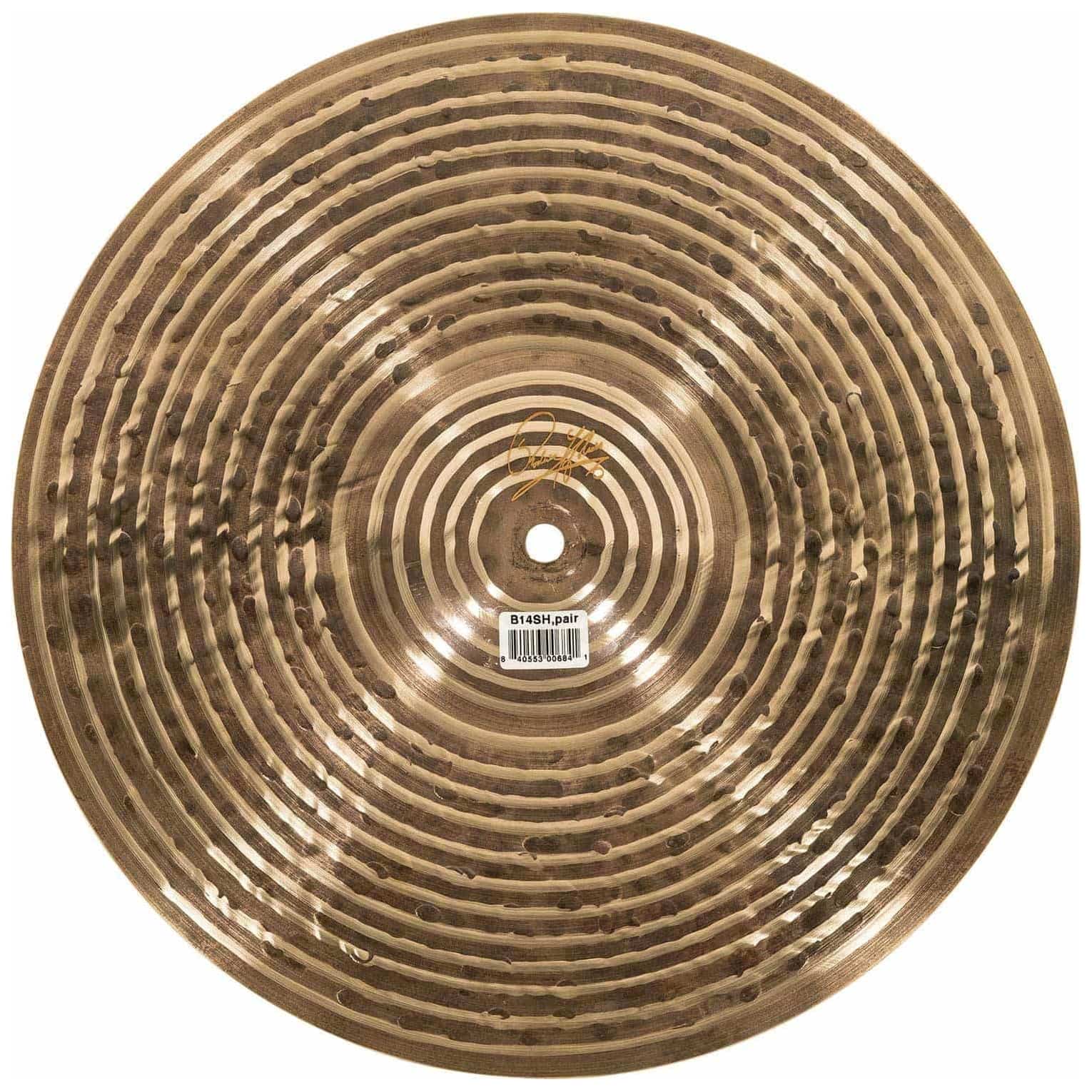 Meinl Cymbals - Meinl Cymbals B14SH - 14 Byzance Dark Spectrum Hihat - 8