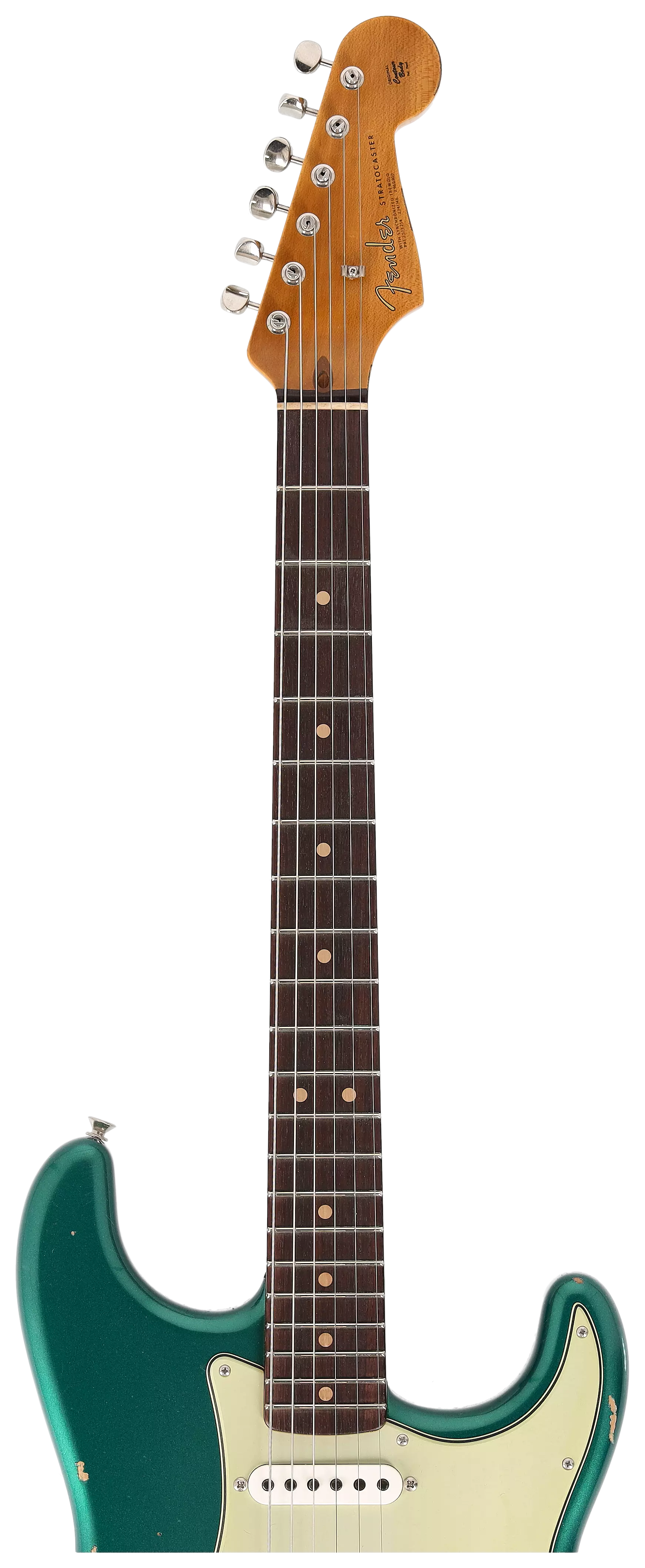 Fender Custom Shop 1963 Stratocaster Relic Aged British Racing Green Metallic #3 9