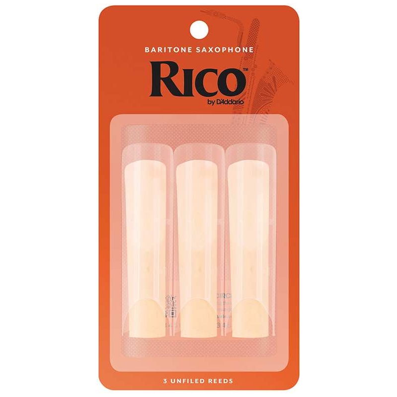 D’Addario Woodwinds - D’Addario Woodwinds Rico - Bariton Saxophone 2,0 - 3er Pack - 1