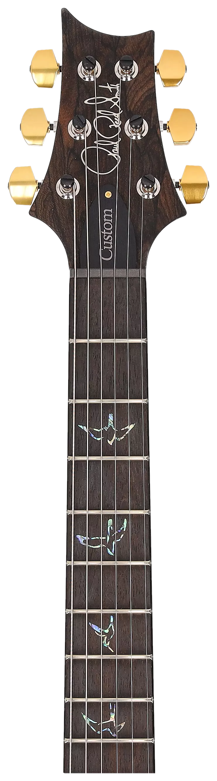 PRS Custom 24 Wood Library 10 Top Charcoal Tri-Color Burst session Select #0377189 5